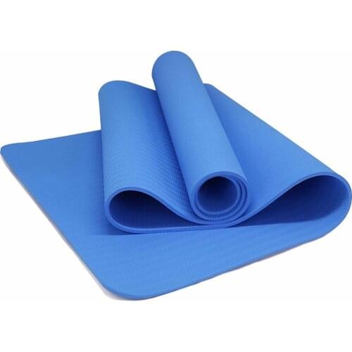 6mm Thick EVA Yoga Mat Home Yoga Sport Fitness Foam Pad with Carrying Straps