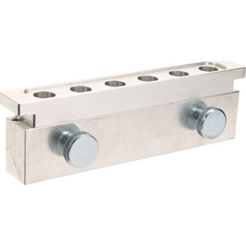 6 Cavities Holes Lipstick Mould 12.1Mm Waterdrop Beak Shape Aluminium Lipstick Fill Mold Makeup Tool for Diy Lip Rouge Balm