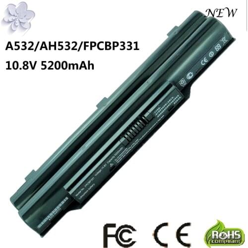 Battery for Fujitsu LifeBook A532 AH512 AH532 AH532/GFX CP567717-01 FMVNBP213 FPCBP331 FPCBP347AP AH532-G52 AH532-M43A5IT
