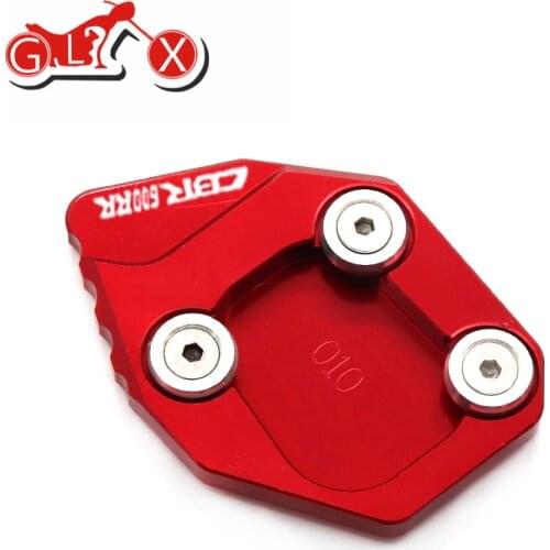 For Honda CBR600RR CBR 600RR CBR 600 RR 2007-2016 Accessories CNC Kickstand Foot Side Stand Extension Pad Support Plate