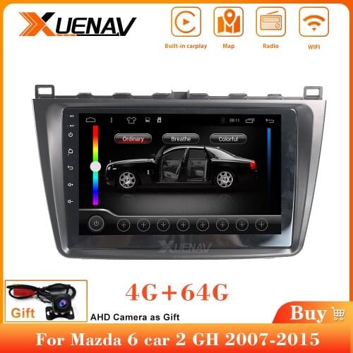 2din Car radio player For Mazda 6 car 2 GH 2007-2012 Car Radio Multimedia Video Player GPS Navigation Android car radio