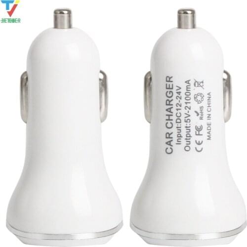Good Quality Various Color Wave Style Art Real 2.1A + 1A 2U Car Charger Adapter for Iphone Samsung Callphone 500pcs/lot