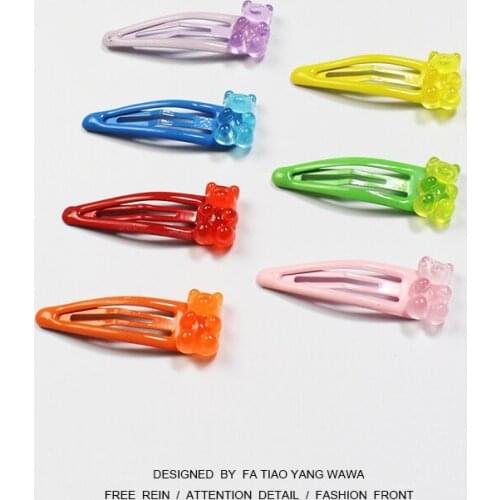 Candy jelly jelly gummy bear hairpin