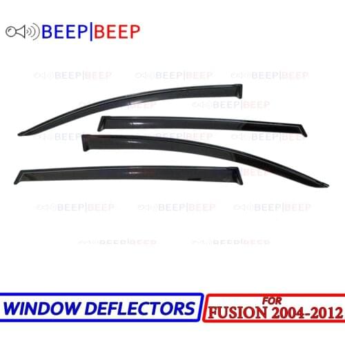 For Ford Fusion 2004-2012 car window deflectors wind sun guard rain vent visor cover car styling accessories