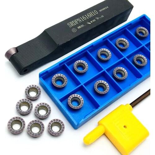 SRDPN SRDPN1616H10 SRDPN1010H10 SRDPN1212H10 CNC tool holder boring bar external tool holder RPMT10T3MO carbide inserts