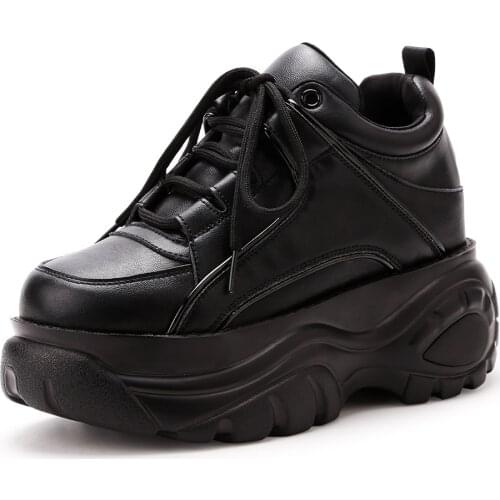 Elad Halabi 2021 Spring Autumn Sports Shoes Casual Muffin Womens Thick Soled Low Top High Heels Platform Leisure Shoes