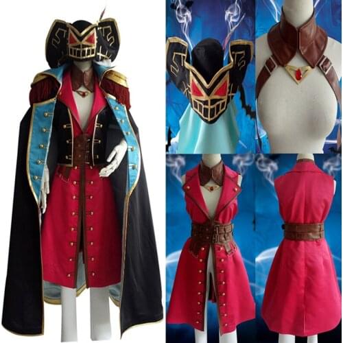 High Quality Full set Fate Extra Francis Drake Coat Cosplay Costume Custom Made includes hat