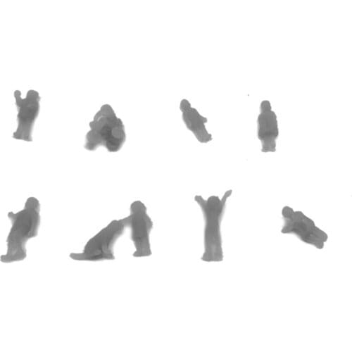 Outland Models Military Scenery Structure Leisure Teen & Children Figure Set 1:160 N Scale