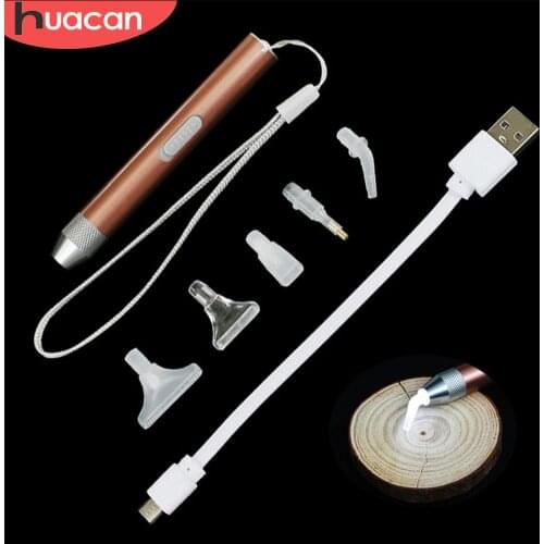 HUACAN DIY 5D Diamond Painting Lighting Point Drill Diamond Embroidery Recharge Pen Tips Handicraft Tool Accessories Kit