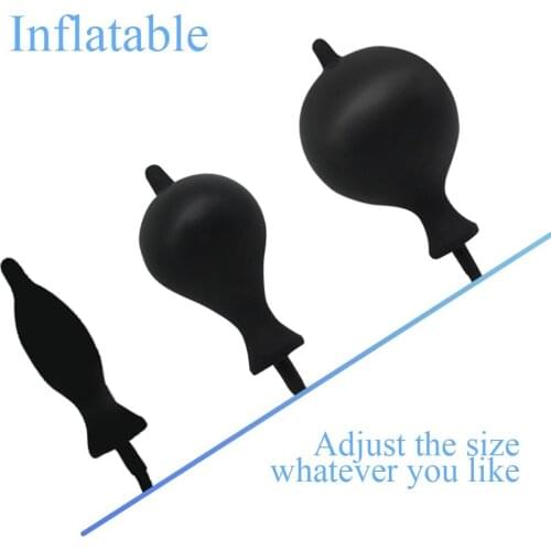 EXVOID Inflatable Anal Plug With Pump Sex Toys for Women Men Prostate Massage Anal Dilator Expandable Butt Plug Adult Products