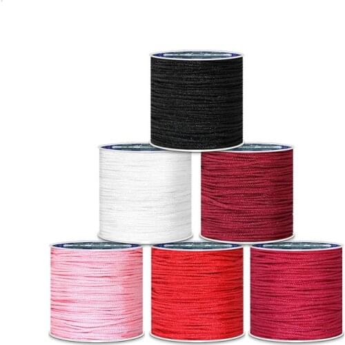 29 Colors 100M 0.8mm Nylon Cotton Cord Thread Chinese Knot Macrame Bracelet Braided String DIY Tassels Shamballa Jewelry Making