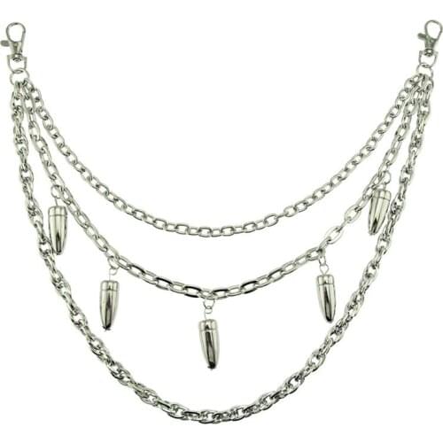 Trousers Chain Pendant Disco Dancing Non-mainstream Pants Chain Jeans Chain