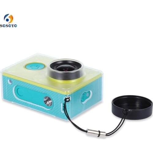 Transparent Protective Cover Camera Ultrathin Waterproof Case With Lens Cap Cover For Xiaomi Yi 1 Action Camera Accessories