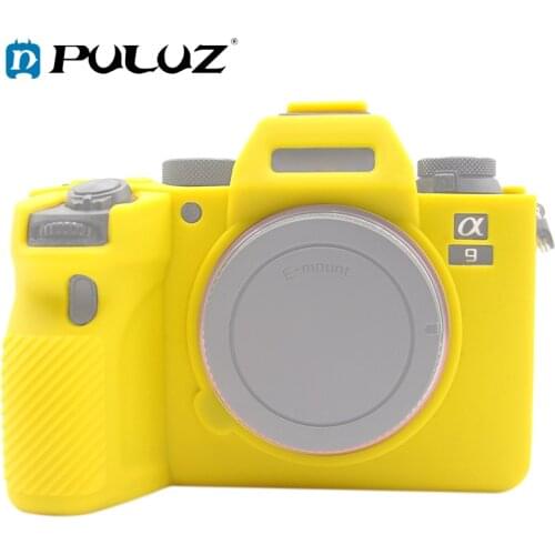 PULUZ Soft Silicone Rubber Camera Protective Body Cover Skin Case For Sony ILCE-9M2/ Alpha 9 II / A92 Camera Bag Housing Cover