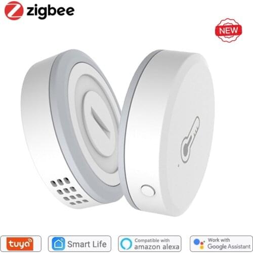 Tuya Smart Life ZigBee Temperature And Humidity Sensor Smart Home Works With Alexa and Google Assistant And Tuya Zigbee Hub