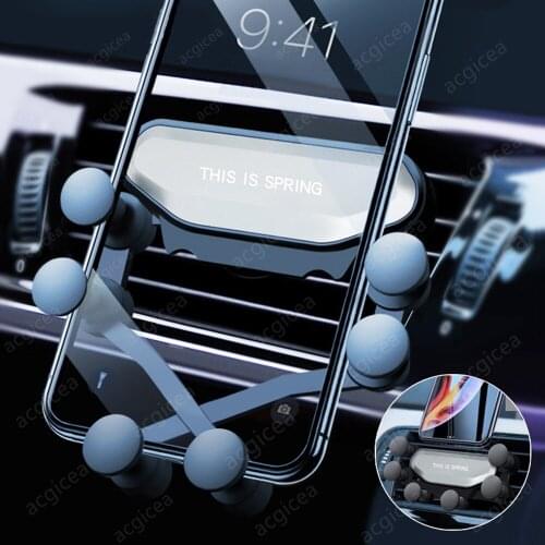 Universal Car Mobile Phone Holder Auto Air Vent Mount Stand for iPhone X 11 Samsung Huawei 360 Rotation Car Smartphone Support