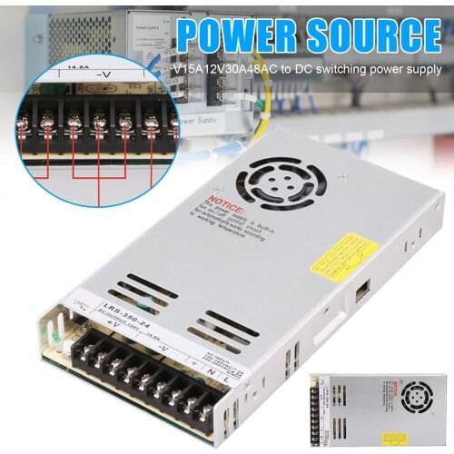 Mining Power Source LRS-350-12/24/48V AC to DC Switching Power Supply Cables Mining Power Source Switching Power Supply DJA88
