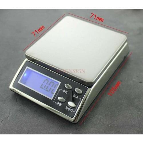 High Precision Mini Electronic Weighing 0.01g Jewelry Scale Precision Gram Weight Weighing Small Tea Weigher 0.1g