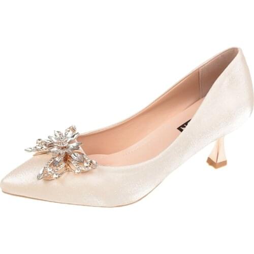 Women Sandals 2021Heels Summer Shoes For Women High-Heeled Sandals Female Shoe Butterfly Jewelry Women Shoe Fine Heels With Heel