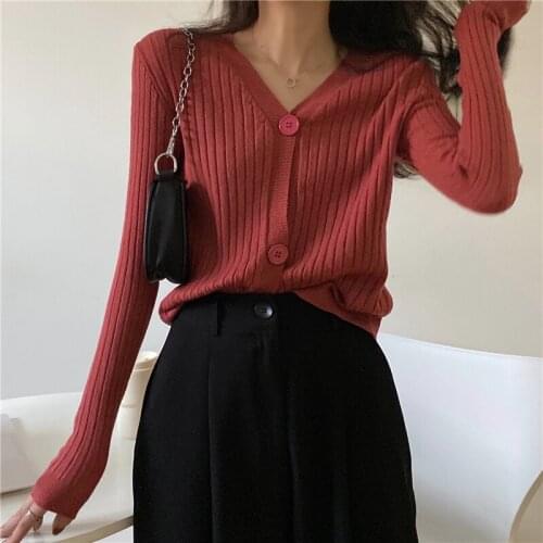 Ice Silk Knitted Cardigan Women Korean Sunscreen Long Sleeve Tops Autumn 2020 Solid Color Slim Thin Short Sweater Jacket Ladies