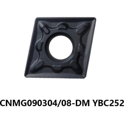 100% Original CNMG090304-DM CNMG090308-DM YBC252 Carbide Inserts CNMG 090304 090308 Turning Tools Cutter CNMG0903 for Steel CNC
