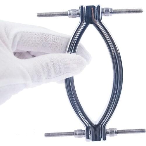 Stainless Steel Bondage Labia Clip Vagina Speculum Teasing Clitoris Clamps Sex Toys For Women Adult Game BDSM Sex Products