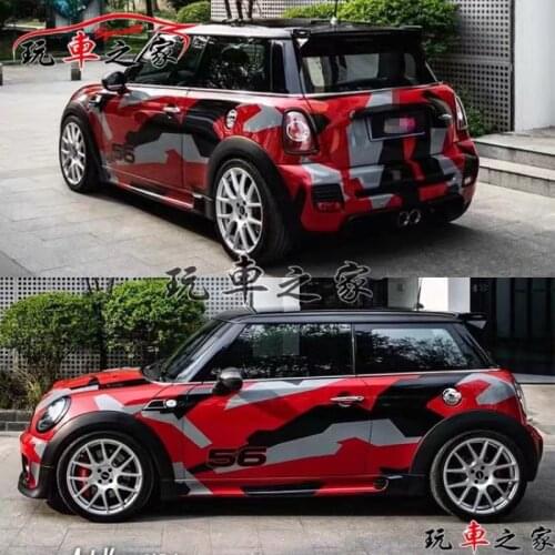 Car stickers FOR BMW MINI Cooper F56 modified body exterior camouflage coating fashion decorative decals