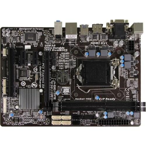 GIGABYTE B85M-HD3 desktop motherboard LGA 1150 DDR3 i3 i5 i7 32GB SATA3 USB3.0 B85 used mainboard boards PC