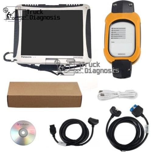 VCADS 88890180 diagnostic scanner 88890020 truck diagnostic tool with toughbook CF19 Laptop 2.7 PTT in development model