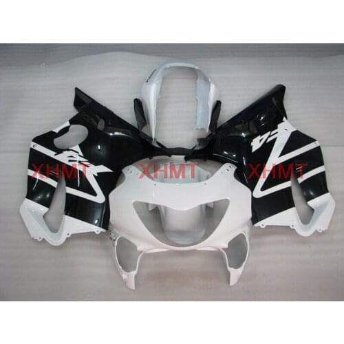 For CBRF4 1999 - 2000 Fairing Kits CBR 600 99 Fairings CBR F4 1999 Black White Plastic Fairings