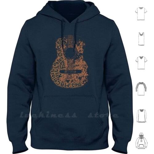 Woodys Machine Hoodie Long Sleeve Iconic Icon Folk Music Folk Singer Billy Bragg Propaganda Political Nostalgia