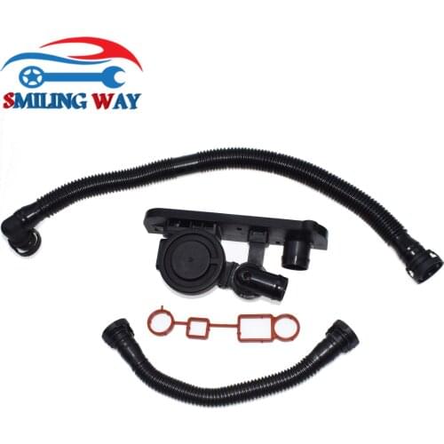 SMILING WAY# PCV Crankcase Vent Valve & Hoses Pipes & Gasket Seal For Audi VW Seat Skoda A3 A4 TT Golf Jetta Passat GTI EOS