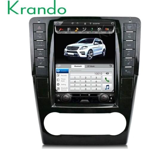 Krando Android 9.0 10.4" verticial screen car dvd player for Benz ML GL 2005-2012 entertainment dvd player