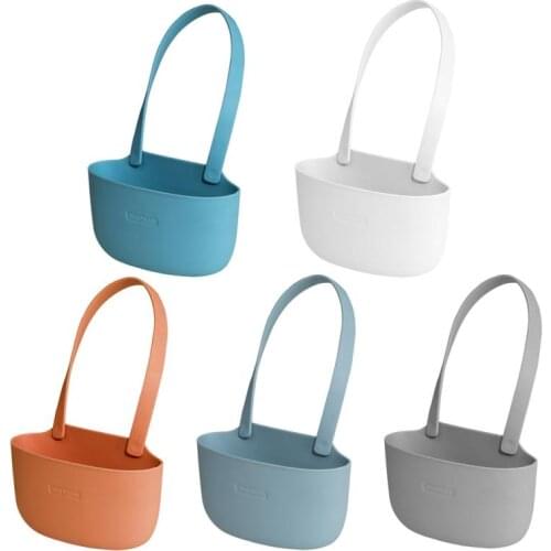 KONCO Kitchen Dish Cloth Sponge Storage bag Sink Holder Holder Soap Portable Home Hanging Drain Bag Basket Bath Storage Tools