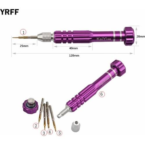 Metal 5-in-1 mobile phone disassemble/repair kit special screwdriver