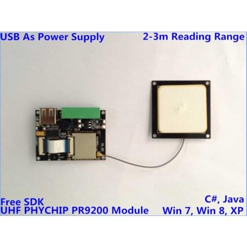Usb to uart rfid uhf reader module ISO18000-6 c PR9200 scanner