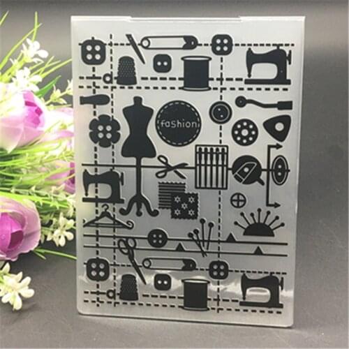 Plastic Embossing Folder DIY scrapbook album card packing decoration cutting dies paper craft