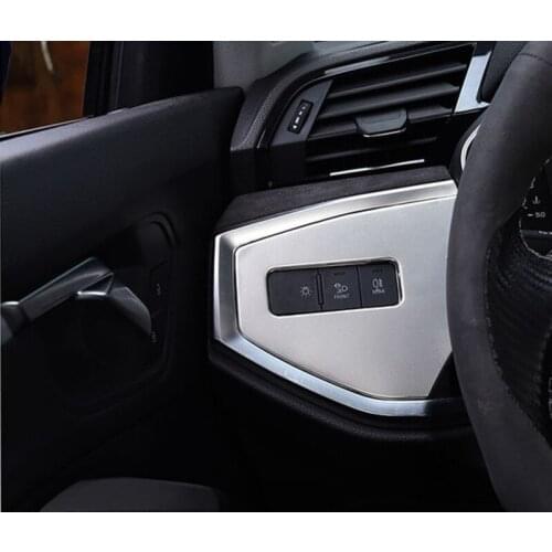 Fit for Audi 19 Q3 modified headlamp control panel trim frame panel interior decoration