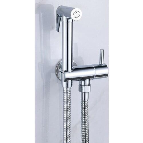 Stainless Steel Toilet Hand Held Bidet Faucet Sprayer Bidet Set Sprayer Toilet Spray For Bathroom Self Cleaning Shower Head