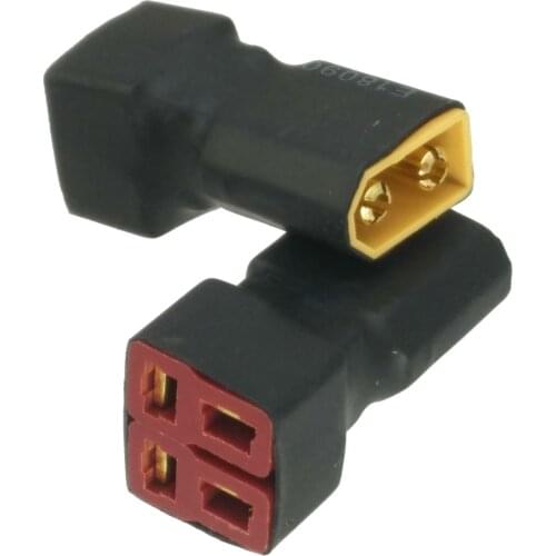 XT60 male to 2x T Plug Deans female Parallel no wire adapter LiPo Plane Battery