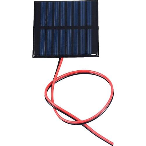 1PCS 4V 60mA With 30CM Wire Mini Solar System DIY For Battery Cell Phone Charger 0.24W