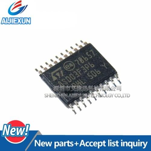 1Pcs STM8S003F3P6TR 8S003F3P6 TSSOP20 Value line, 16 MHz STM8S 8-bit MCU, 8 Kbytes Flash, 128 bytes New and original