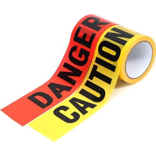 100M Construction Birthday Favors Yellow Caution Tape Truck Birthday Party Decorations PE Festival Warning Tape Letter Tape