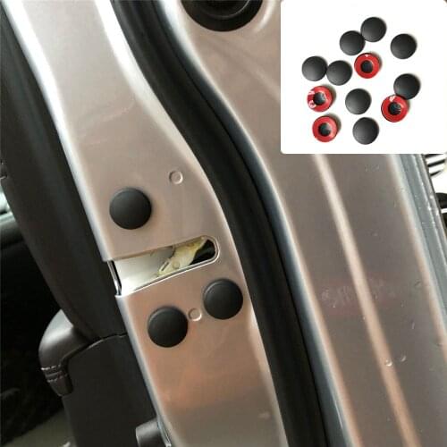 12Pcs/Set Universal Car Door Lock Screw Protector Sticker Cover Waterproof Anti-Rust Trim Screws Covers Interior Car Accessories