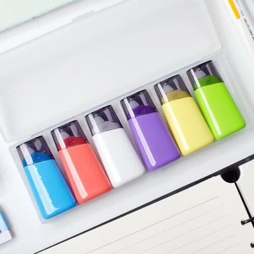 24 pcs/lot Kawaii Candy Color 5M Correction Tape Cute Tapes Promotional Stationery gift School Office Supplies