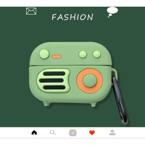 3D Earphone Case for Huawei Freebuds Pro Silicone Cute Cartoon Radio Cover for Huawei Freebuds Pro Cases with Keychain