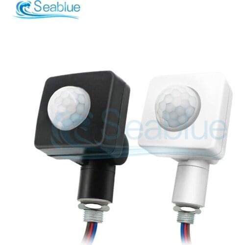 AC 85-265V Mini Human Body Infrared Sensor Infrared Body Sensor Switch LED Flood light PIR Motion Sensor Adjustable Smart Switch