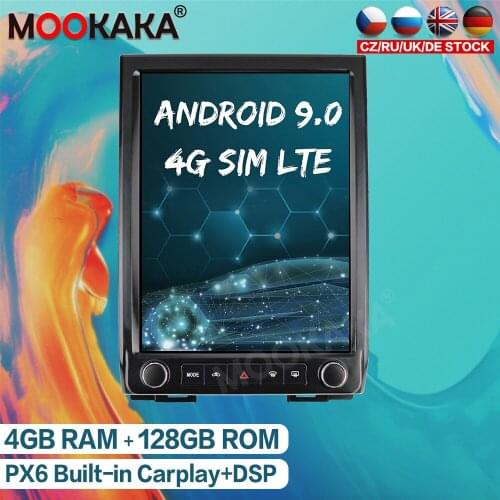 For Ford Expedition 2015 - 2017 Android 9.0 Car Multimedia Player GPS Navigation Tesla Style Auto Radio Stereo Head Unit Audio