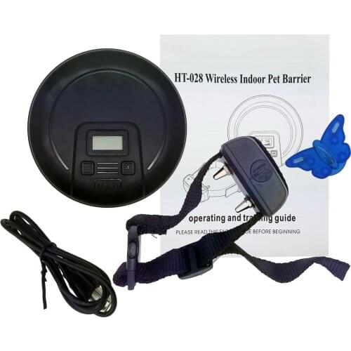 Wireless Dog Training With Shock Collar In Fence Containment Pet Trainer System For 1/2 Dogs 100g2280