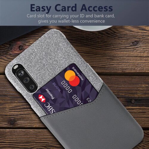 Business Phone Case On The For Sony Xperia 10 III Funda Febric Card Holder Cover For Sony Xperia10 III 6.0" 2021 Coque Shell